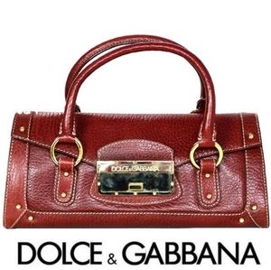 PRISTINE Dolce & Gabbana Vitello Celtic Handbag